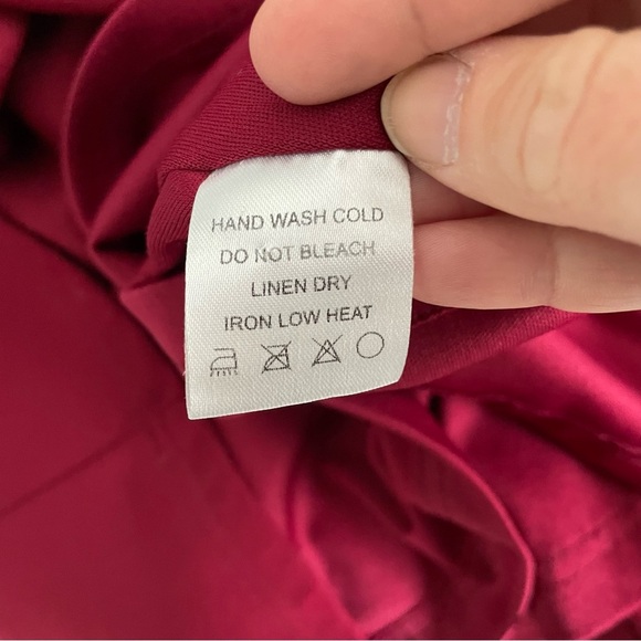 Azazie / Blush Mark Burgundy Backless Bridemaid / Formal Dress | Size M - Picture 7 of 11